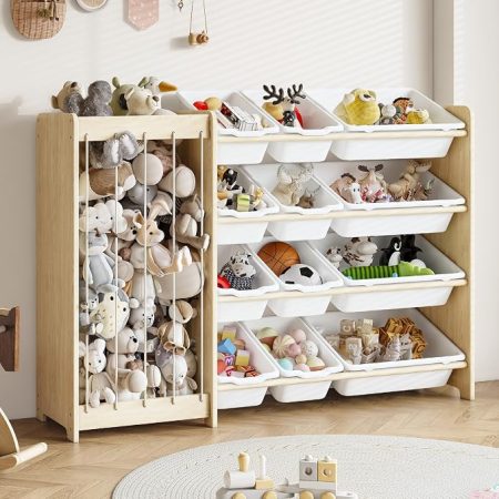 Kids Toy Organizer with Stuffed Animal Storage
